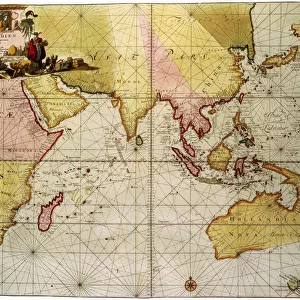 Map of the Indian Ocean 1700 Date: 1700