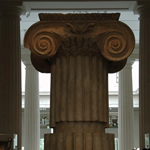 Marble column from the Temple of Artemis at Sardis. Metropol