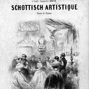 Music cover, Schottisch Artistique by Jules Denault