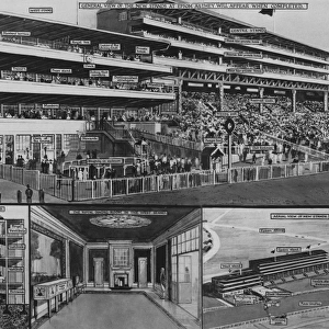 New Grand Stand at Epsom by G H Davis