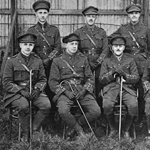 Officers of the 1st London Cyclists Company, WW1