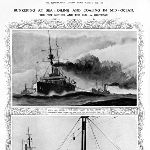 Oiling and Coaling in mid-ocean