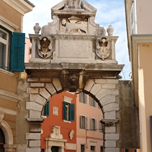 Old town gate, Rovinj, Croatia