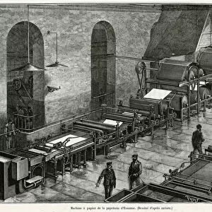 Paper making machine 1890