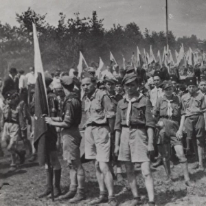 Polish Scouts at a Jamboree