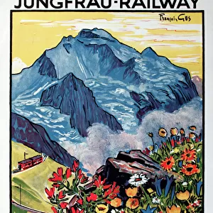 Poster, Wengernalp Jungfrau Railway, Switzerland