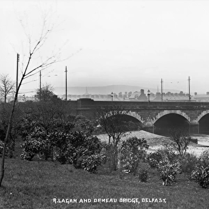 R. Lagan and Ormeau Bridge, Belfast