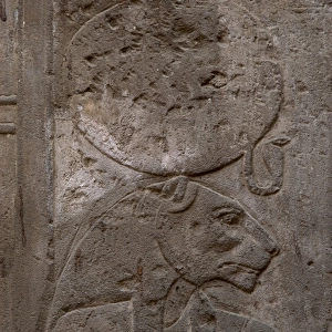 Relief depicting Sekhmet, goddess of war