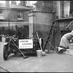Scrubing Doorstep / 1920S