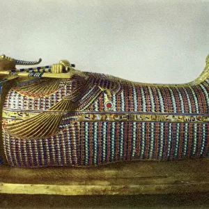 Second coffin of Tutankhamun