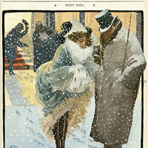 Social / Girl in Snow 1904