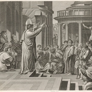 St Paul preaching at Athens