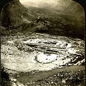 Theatre and Temple of Apollo at Delphi, Greece