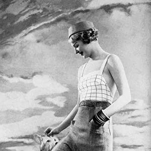 Trousers and swim top for cruise wear, 1934