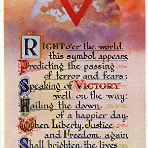 V - The Symbol of Victory - poem of Victory by Allan Junior
