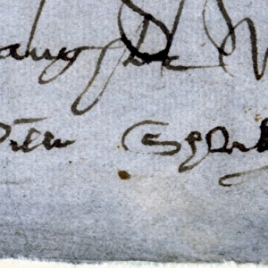 William Shakespeare signature