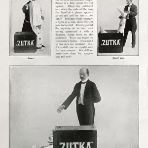Zutka, the mystery turn at the London Hippodrome