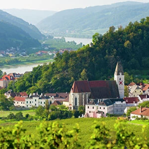 Historic village Spitz located in wine-growing area, UNESCO World Heritage Site. Lower Austria Date: 12-09-2020