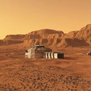 Mars base, artwork C018 / 8567