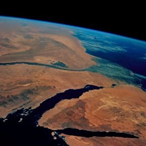 Sinai and Egypt seen from space shuttle STS-69