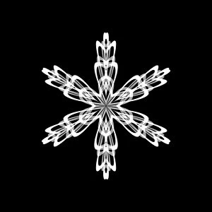 Snowflake pattern, artwork F008 / 3385