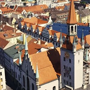 Altes Rathaus With a Rooftop View Over Munich, Bavaria, Germany