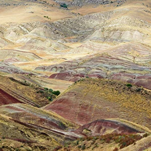 Scenic colorful landscape near David Gareji complex, Georgia, Central Asia, Asia