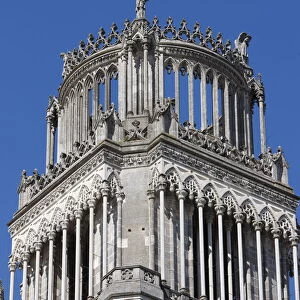 Tower of Sainte-Croix (Holy Cross) cathedral, Orleans, Loiret, France, Europe
