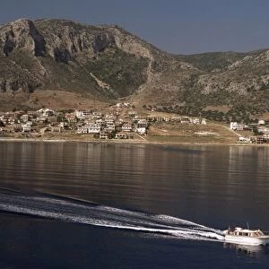 Yefira, the town on the mainland across the bay from Monemvasia