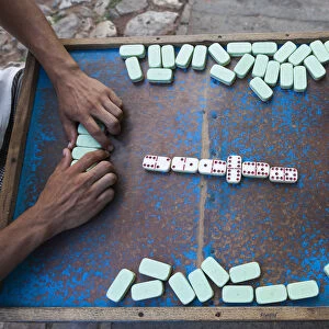 Cuba, Sancti Spiritus Province, Trinidad, game of dominoes