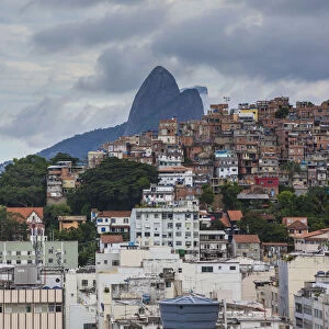 A favela in downtown Rio de Janeiro, Brazil