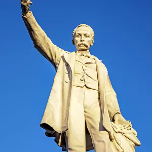 Jose Marti Statue, Main Square, Cienfuegos, Cienfuegos Province, Cuba