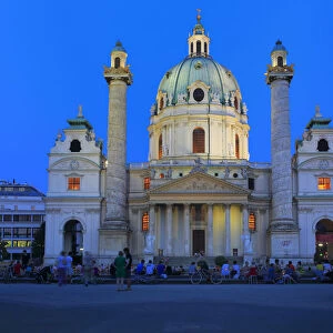 Karlskirche (St. Charless Church), Vienna, Austria