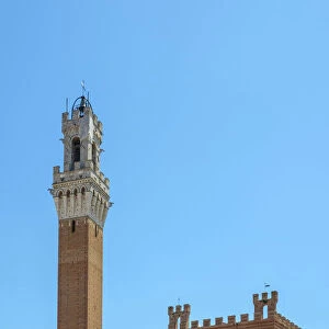 Palazzo Pubblico and Torre del Mangia on Piazza del Campo, UNESCO World Heritage Site
