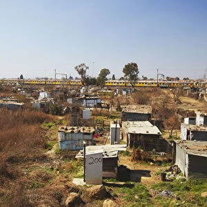Squatter camp, Soweto, Johannesburg, Gauteng, South Africa