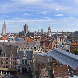 View of Ghent, Flanders, Belgium