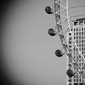 UK, London, London Eye & The Shell Building