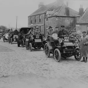 1900 1000 mile trial. Leaving Edinburgh. Nos. 46 & 47 Georges Richard 1900 1000 mile trial. Leaving Edinburgh. Nos. 46 & 47 Georges Richard
