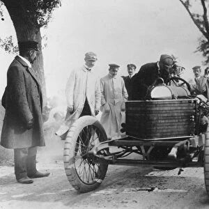 1905 Ostend Speed Trials. Darracq Algernon Lee Guinness