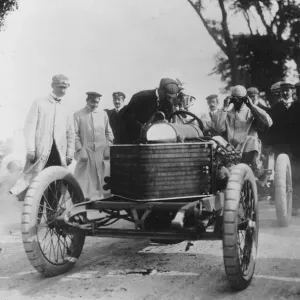 1905 Ostend Speed Trials. Darracq Algernon Lee Guinness 1905 Ostend Speed Trials. Darracq Algernon Lee Guinness