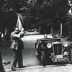 1937 MG TA Torquay rally