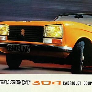1972 Peugeot 304 cabriolets brochure