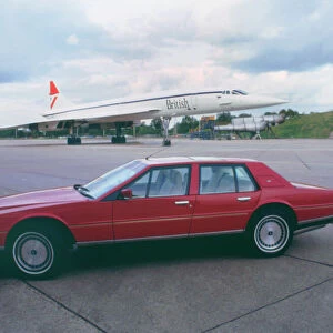 1985 Aston Martin Lagonda with Concorde
