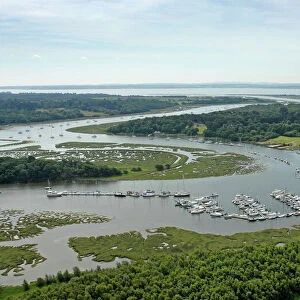 Aerial View ot the Beaulieu river