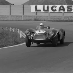 Aston Martin DB3S Roy Salvadori, Aintree BARC 100 International 23 / 06 / 1956 Aston Martin DB3S Roy Salvadori, Aintree BARC 100 International 23 / 06 / 1956