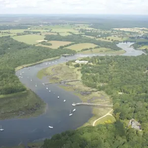 Beaulieu River Aerial view Beaulieu River Aerial view