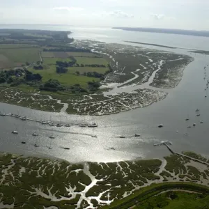 Beaulieu River Aerial view Beaulieu River Aerial view