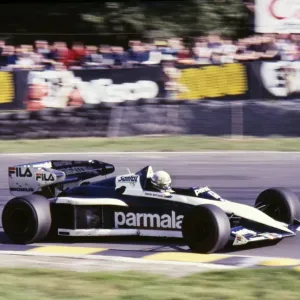 Brabham BT52, Ricardo Patrese. 1983 GP of Europe Brands Hatch, 25 / 9 / 1983 Brabham BT52, Ricardo Patrese. 1983 GP of Europe Brands Hatch, 25 / 9 / 1983
