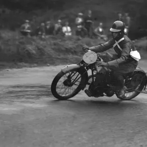 C. A. Worswick on Toreador. Ramsey hairpin, Isle of Man Amateur TT 1926