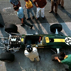 Graham Hill, Lotus 49. Italian GP 1967